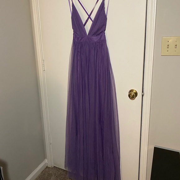 Fashion Nova Dresses & Skirts - Purple tulle maxi dress